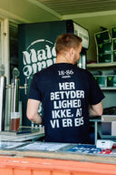 T-shirt Kortærmet, sort