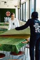 T-shirt Langærmet, sort
