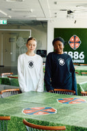 T-shirt Langærmet, hvid